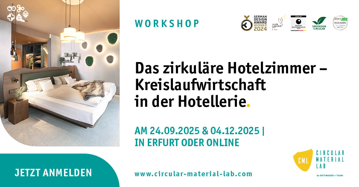 Workshop Das zirkuläre Hotelzimmer
