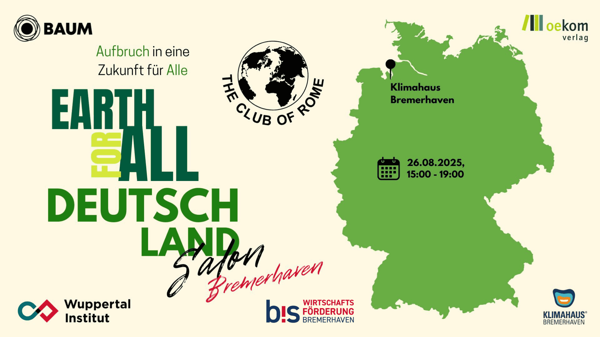 Earth For All Salon Bremerhaven