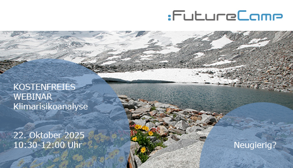 FutureCamp Akademie – Kostenfreies Webinar: Klimarisikoanalyse