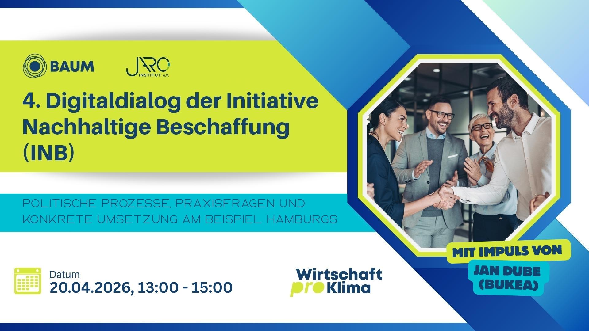 4. Digitaldialog Initiative Nachhaltige Beschaffung (INB)