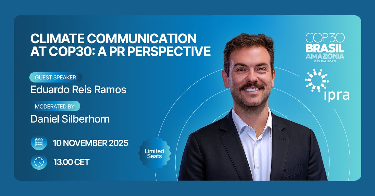 Climate Communication at COP30 – a global PR perspective