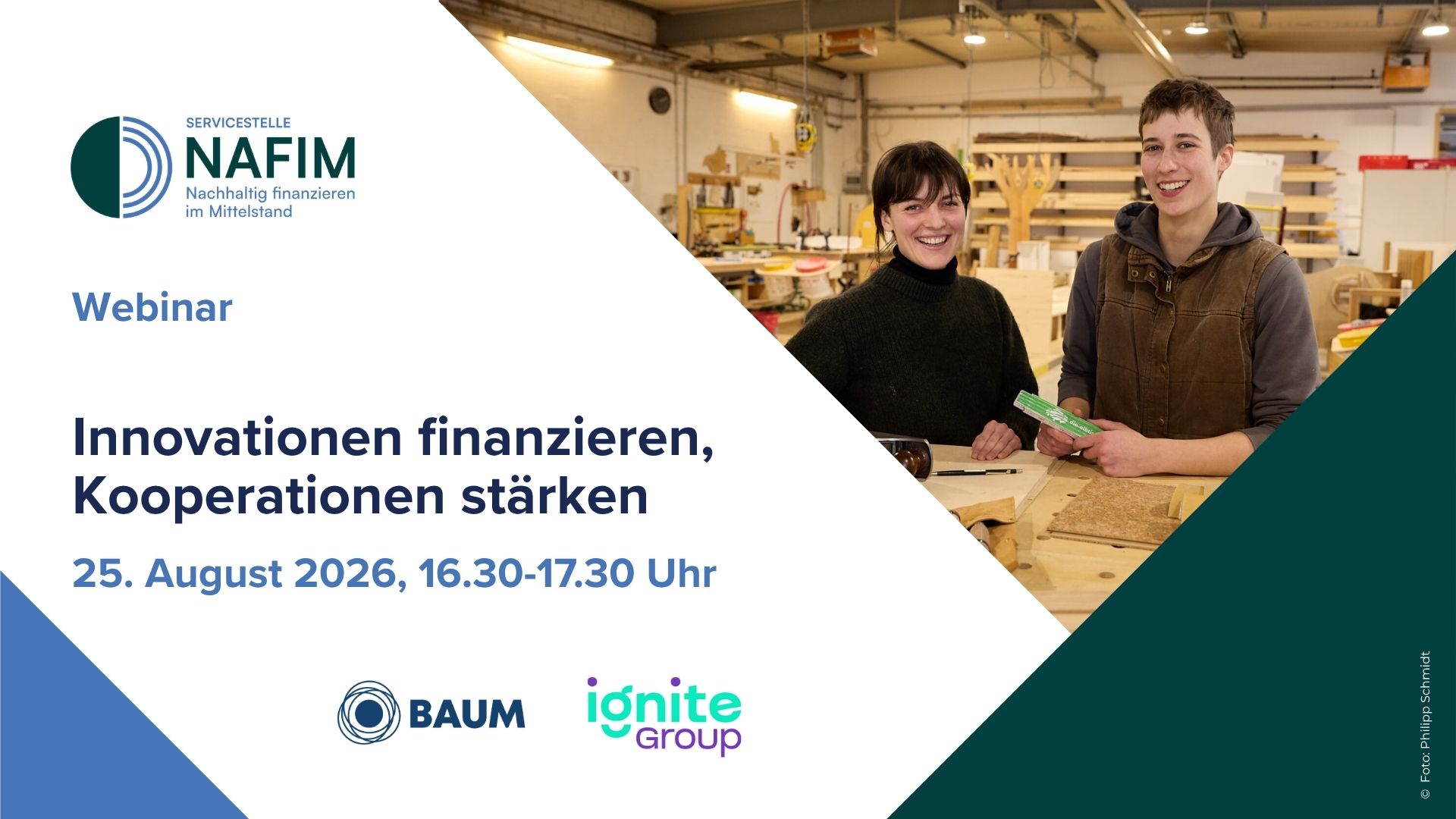 Innovationen finanzieren, Kooperationen stärken