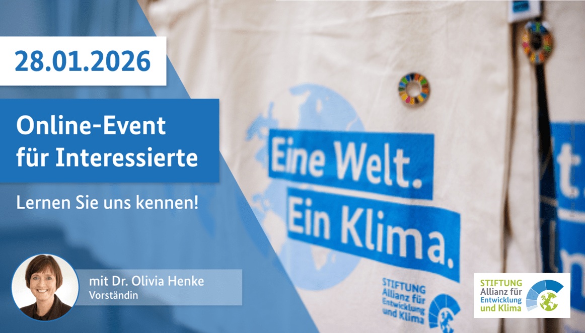 Kennenlernen der Stiftung Allianz für Entwicklung und Klima