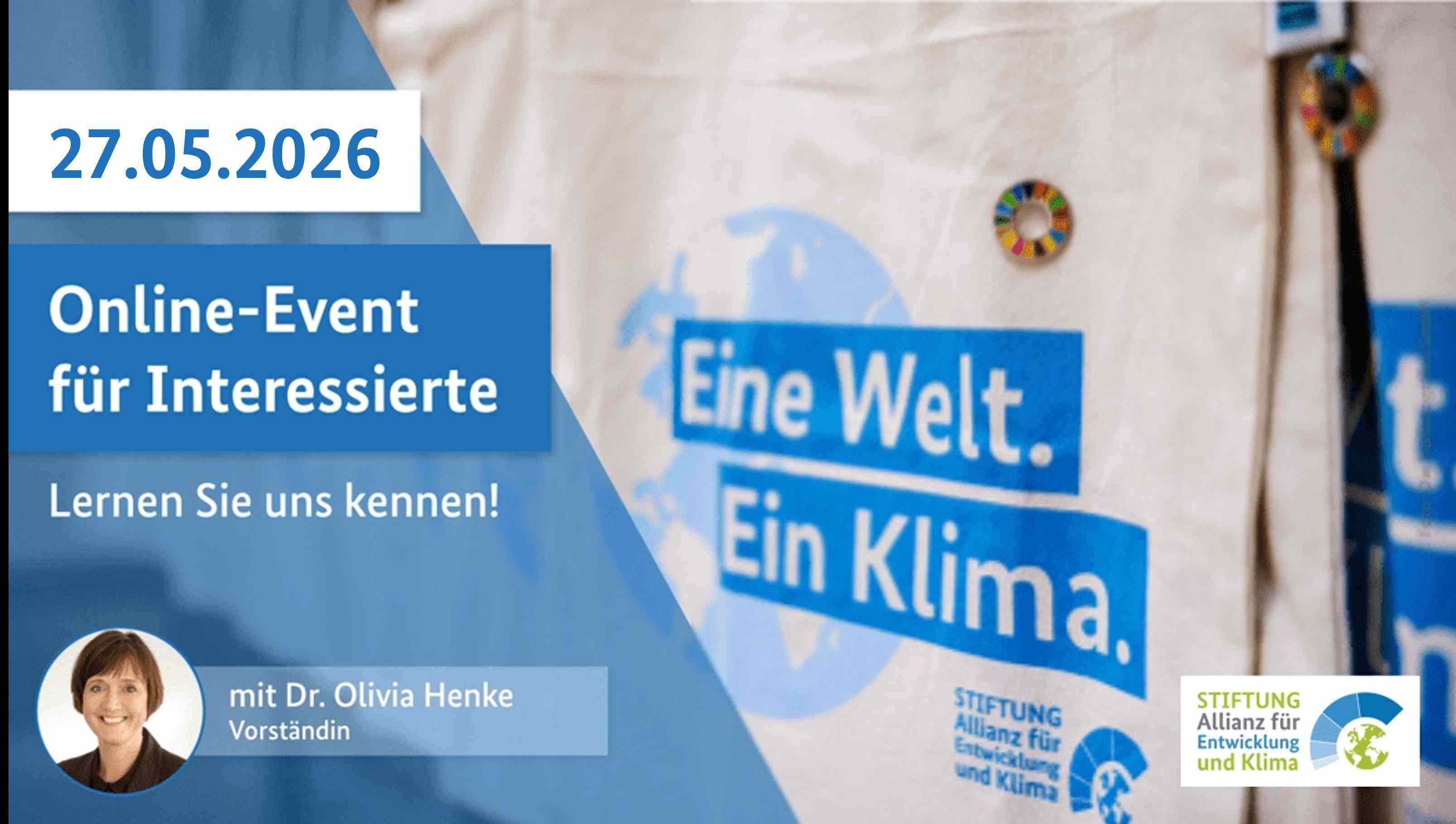 Kennenlernen der Stiftung Allianz für Entwicklung und Klima