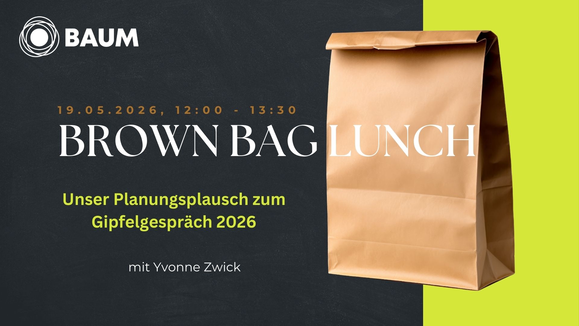 Brown Bag Lunch zum Gipelgespräch 2026