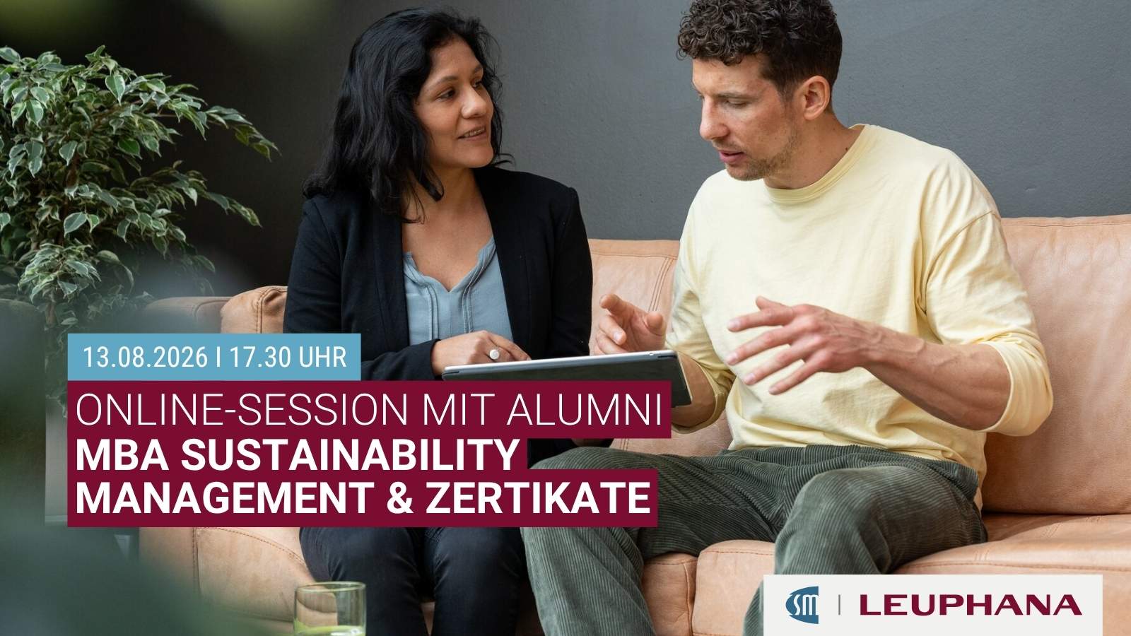 Infosession: MBA Sustainability Management & Zertifikate