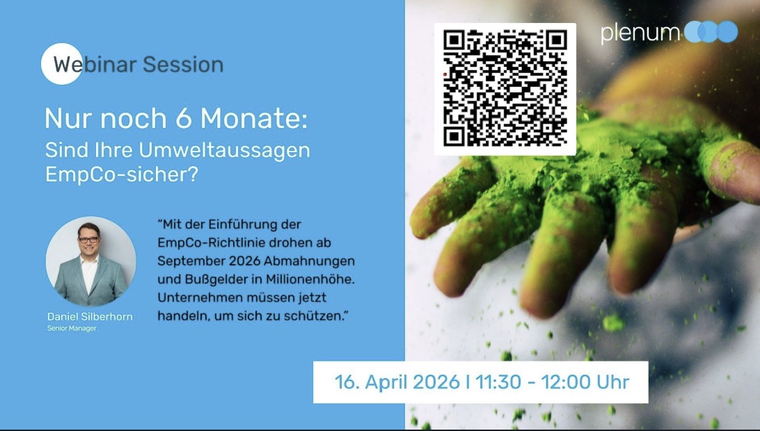 Nur noch 6 Monate: Sind Ihre Umweltaussagen EmpCo-sicher?