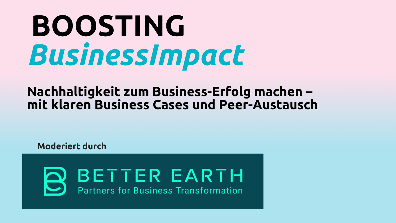 Sustainability people: BoostingBusinessImpact