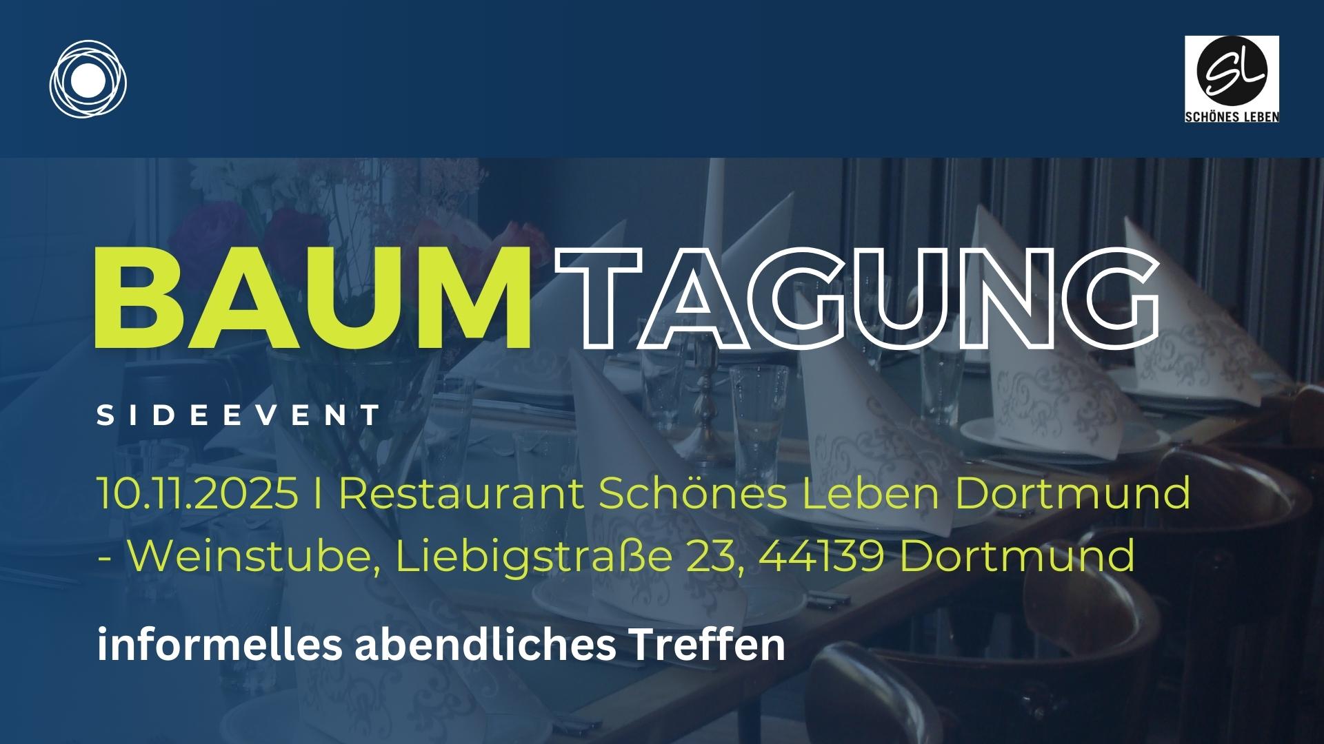 BAUM-Tagung Sideevent: informelles abendliches Treffen