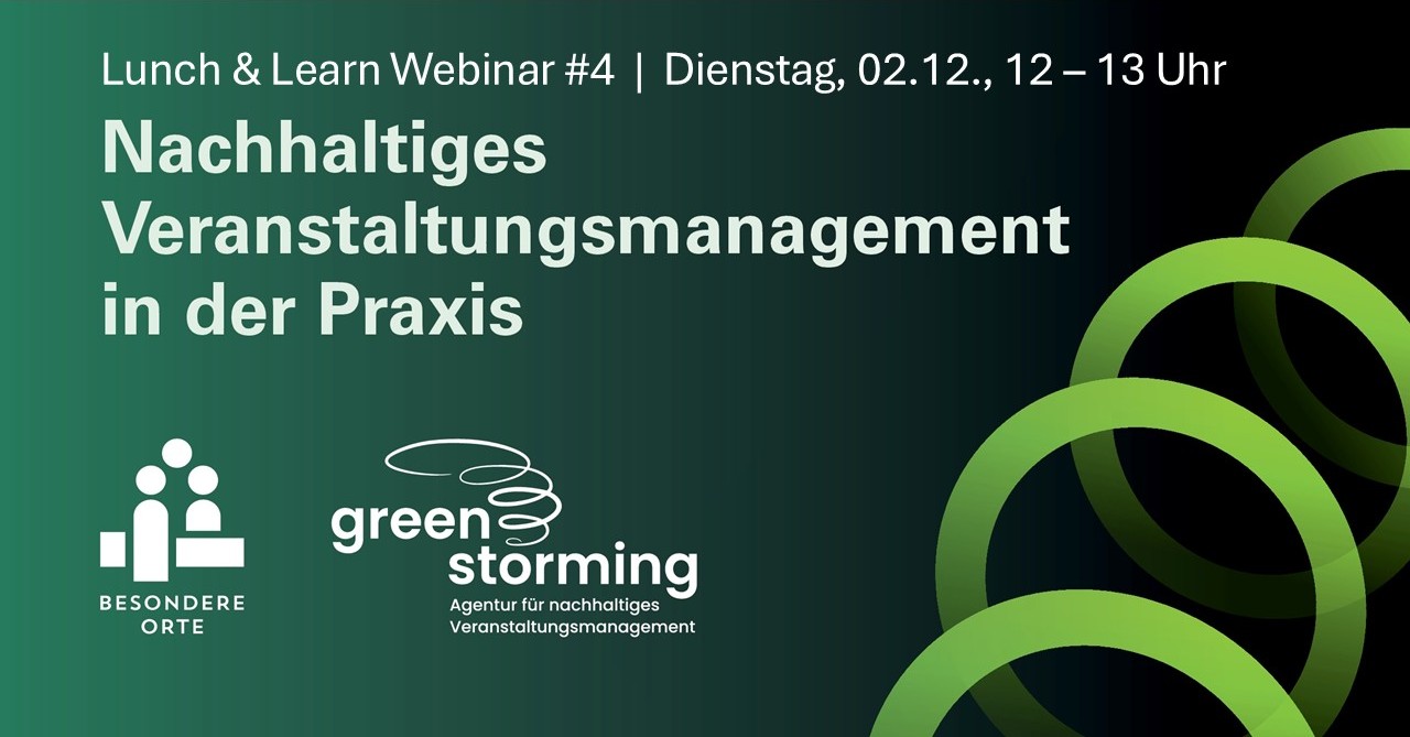 Webinar: Nachhaltiges Veranstaltungsmanagement in der Praxis