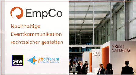 EmpCo – Nachhaltige Eventkommunikation sicher gestalten