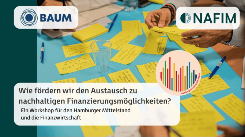 Wie gelingt der Austausch zu nachhaltiger Finanzierung?