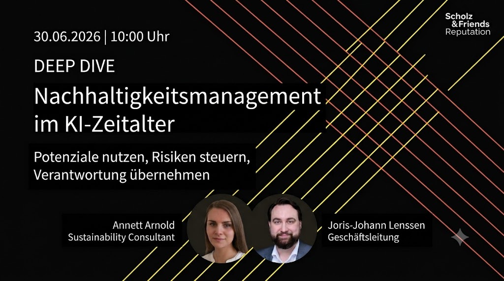 Nachhaltigkeitsmanagement im KI-Zeitalter