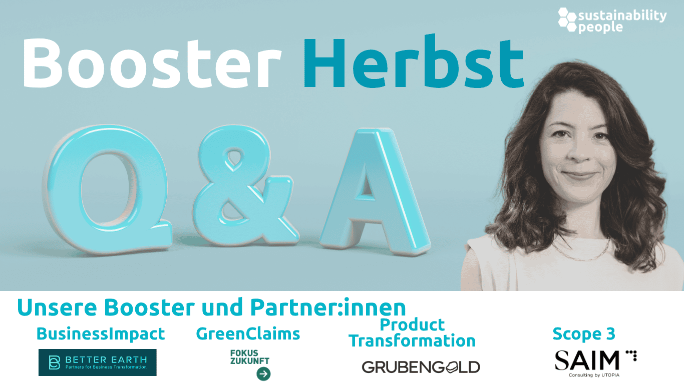 Sustainability people: Booster Infocall