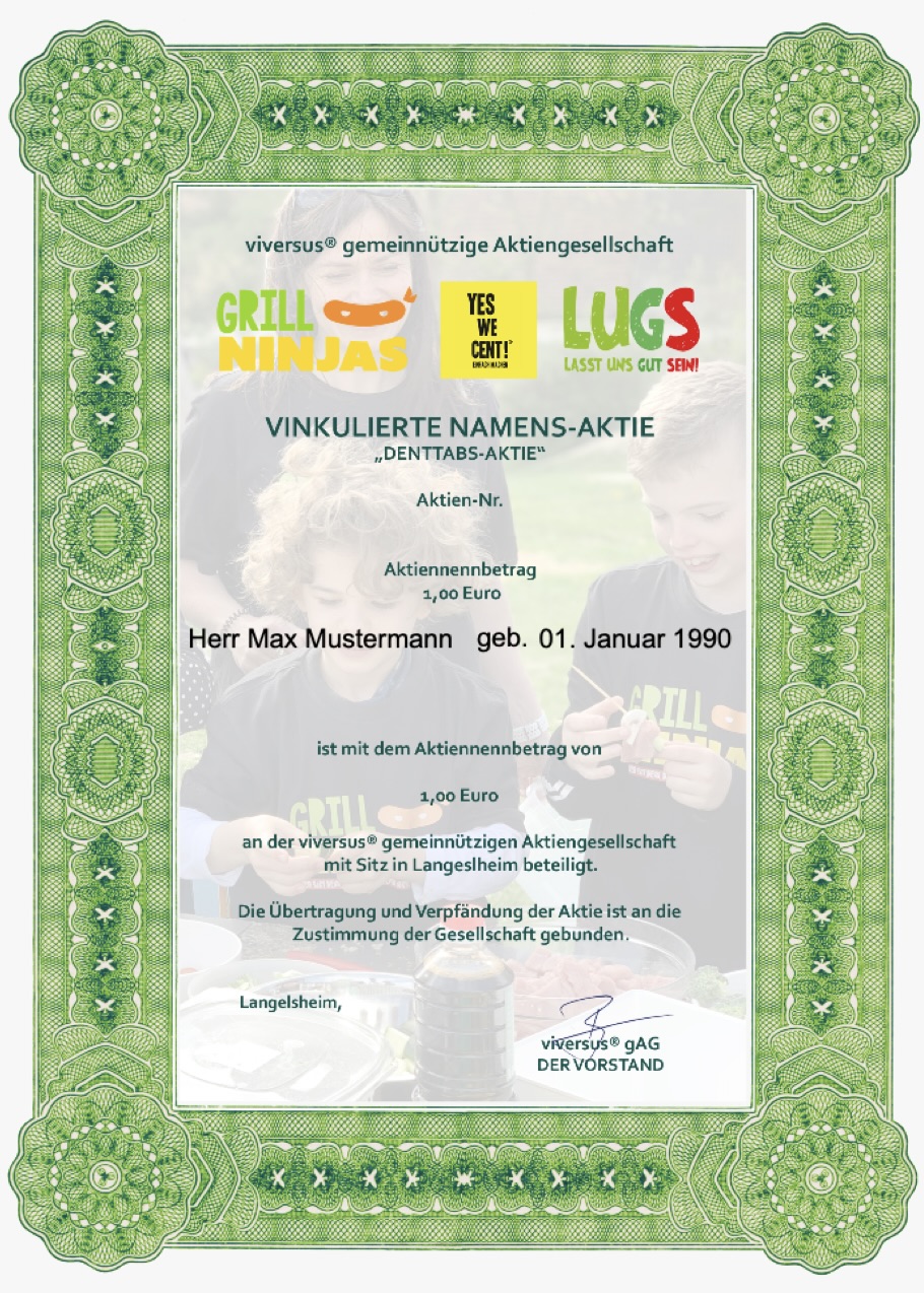 Denttabs setzt auf Community-Zukunft per Aktie