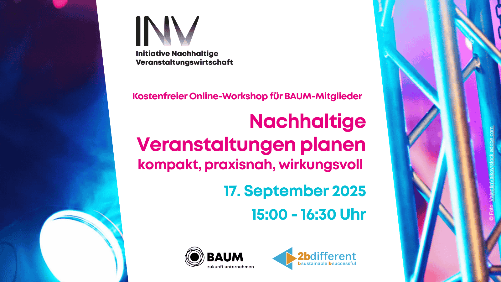 Nachhaltige Veranstaltungen planen